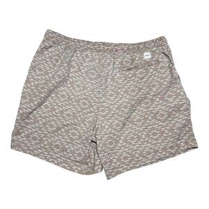 American Wagle Tribal Print Elastic Waist Drawstring Cotton Blend Shorts Mens XL